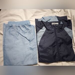 Blue and Navy Tracksuit Set